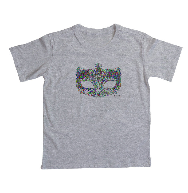 Máscara de Baile - Camiseta Infantil Unissex