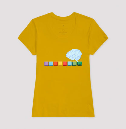 O pensamento colorido - Camiseta Confort Masculina e Feminina