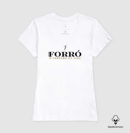 Forró - O tempero da vida - Camiseta chique Algodão Peruano masculina e feminina 497146