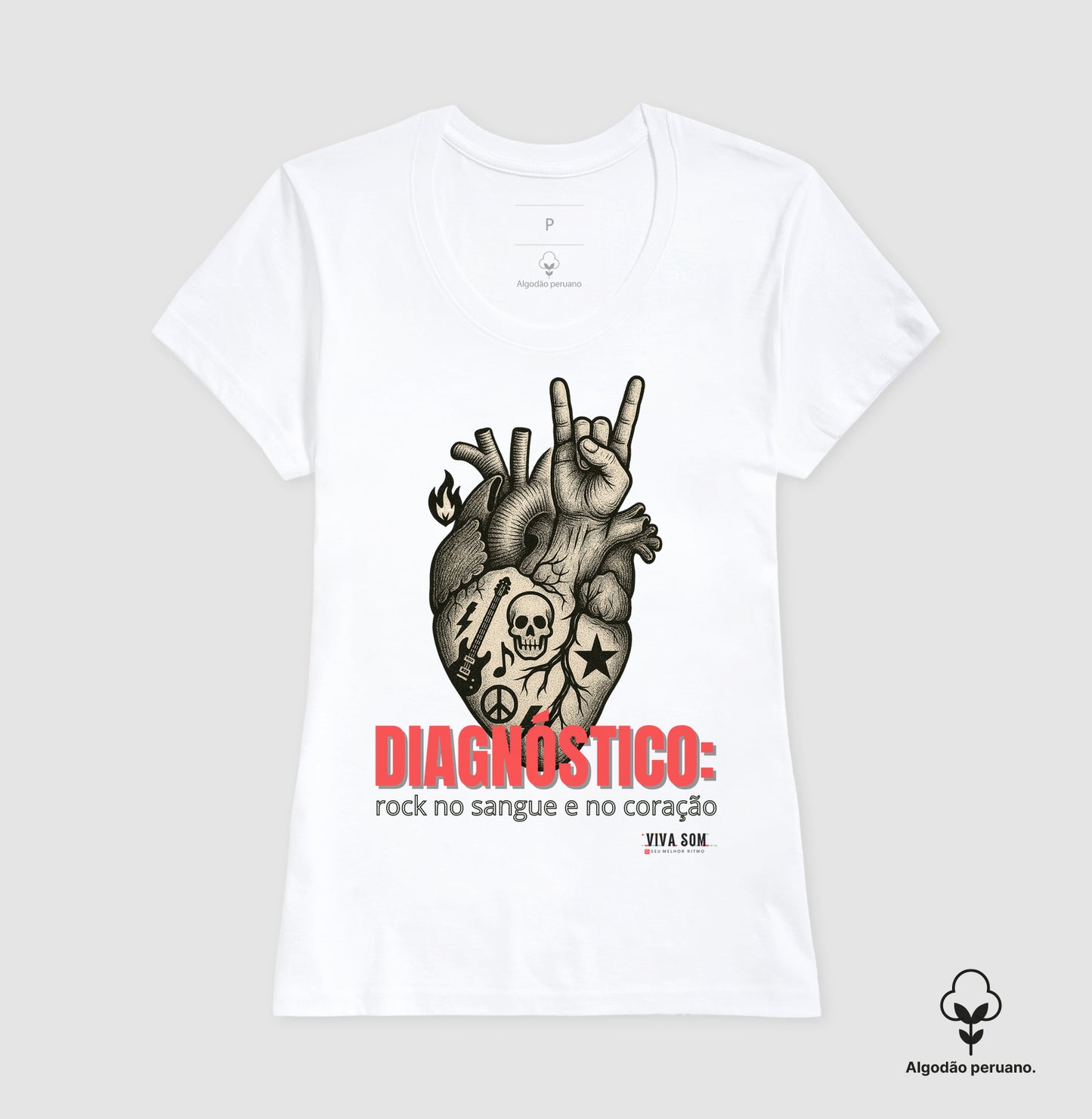 Médico: o diagnóstico - Camiseta e Baby Look Algodão Peruano