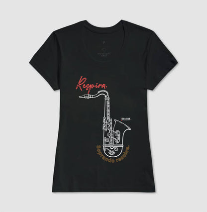 Sax: Soprar resolve - Camiseta ou Baby Look Confort