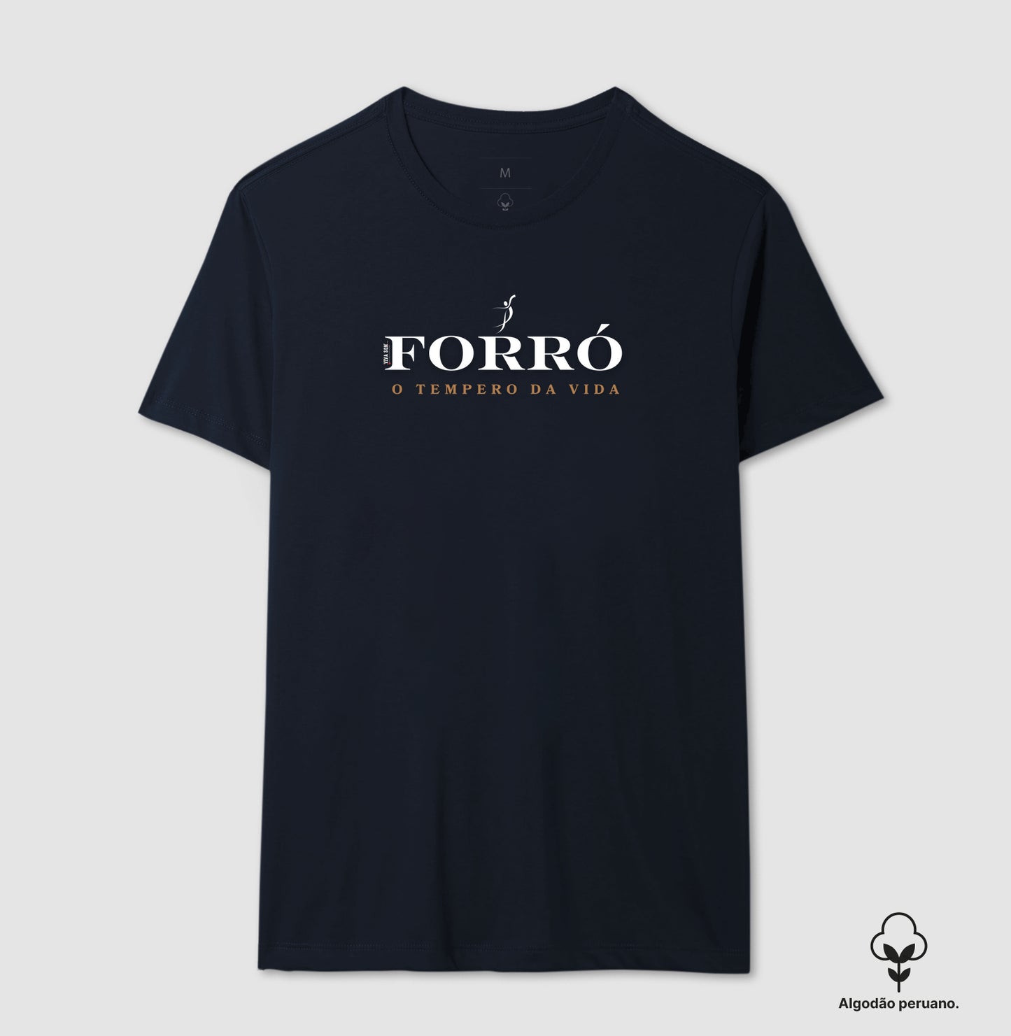 Forró - O tempero da vida - Camiseta chique Algodão Peruano masculina e feminina 497146