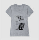 A trilha: da filha para o pai - Camiseta Masculina e feminina (baby look) - Confort 497146