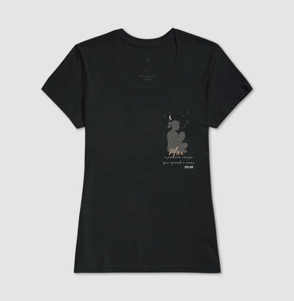 Mãe: A primeira canção - lateral - Camiseta e Baby Look M e F