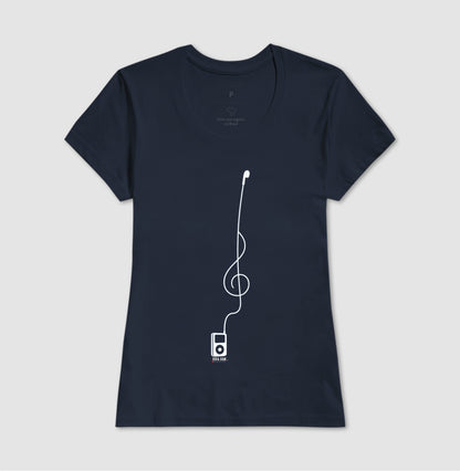 Minimalista Clave de Sol - Camiseta e Baby Look Confort Masculina e Feminina