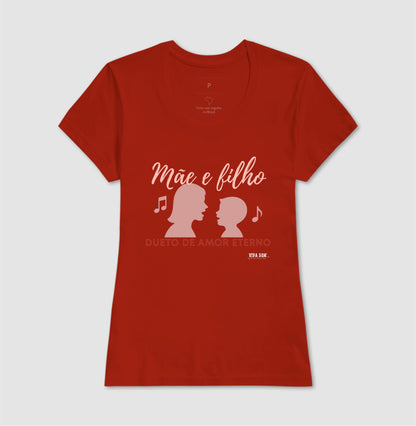 Mãe e Filho: Dueto de Amor - central - Camiseta e Baby Look Confort M e F