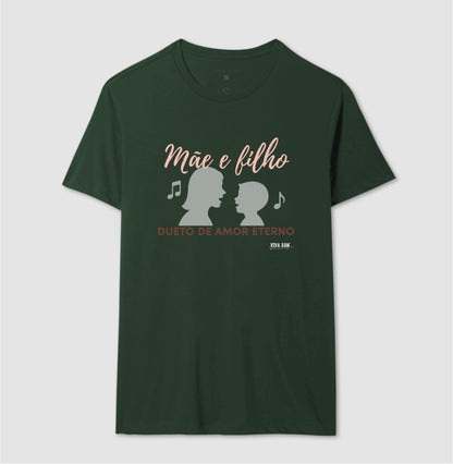 Mãe e Filho: Dueto de Amor - central - Camiseta e Baby Look Confort M e F