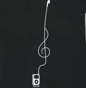 Minimalista Clave de Sol - Camiseta e Baby Look Confort Masculina e Feminina