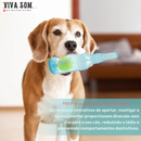 Brinquedo para Cachorro Resistente Garrafa Dog Play – Mordedor Interativo Viva Som