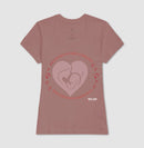 Mãe: A batida do coração - central -  Camiseta e Baby Look Confort M e F 497146