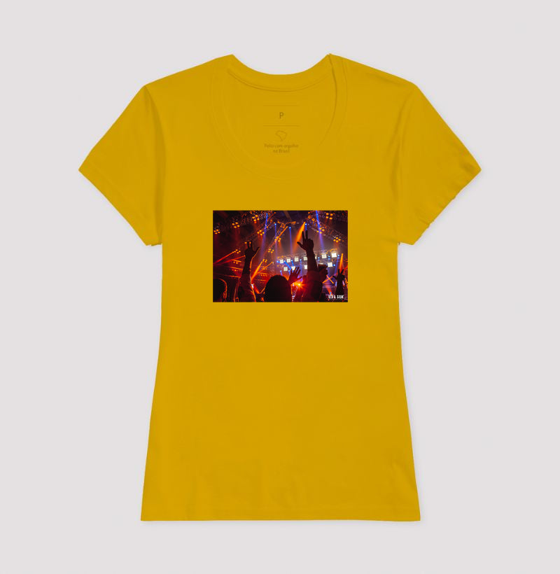 Rock: Show com Energia - Camisa Confort Masculina e Feminia