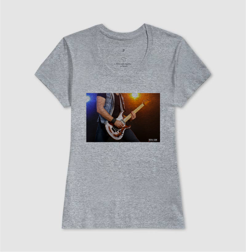 Rock: Tocar Guitarra - Camisa Confort Masculina e feminina