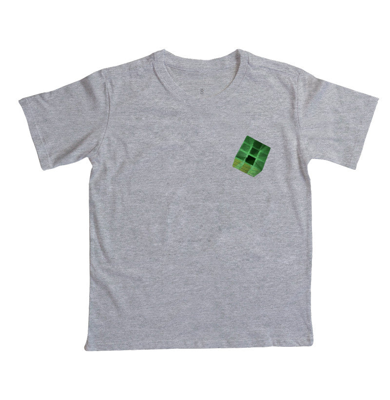 O cubo Verde - Camiseta infantil
