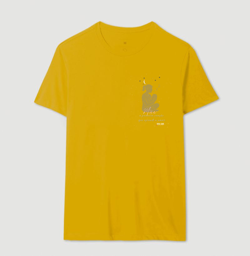 Mãe: A primeira canção - lateral - Camiseta e Baby Look M e F
