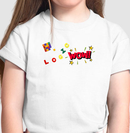 Uau! A lógica do Cubo Mágico - Camiseta infantil