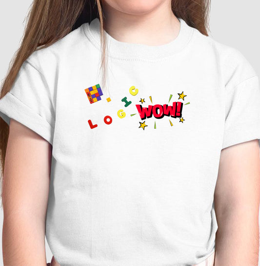 Uau! A lógica do Cubo Mágico - Camiseta infantil