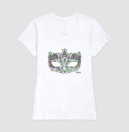 Máscara de Baile - Camiseta Confort Feminina e Masculina
