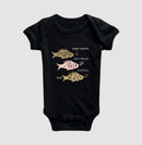 Peixes Cantores “Quem Canta, Seus Males Espanta - Body Baby 497146