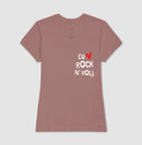 A famosa frase: "Eu Amo Rock N' Roll" - Camiseta Confort Masculina e Feminina 497146