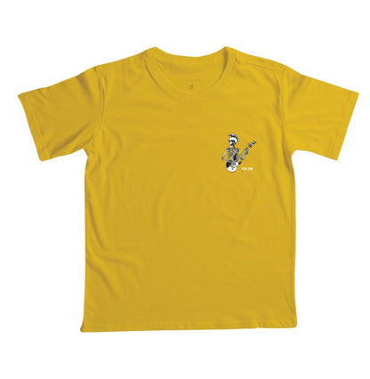 O esqueleto do Rock - Camiseta infantil unissex