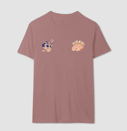 O cérebro e o cubo mágico - Camiseta Confort Masculina e Feminina