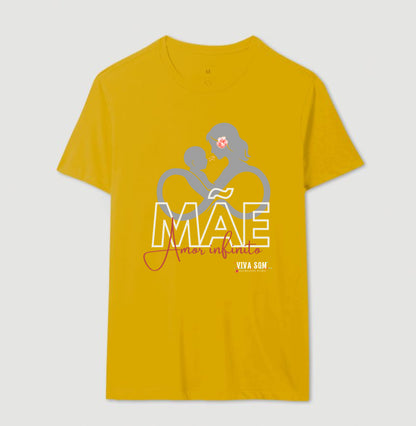 Mãe: Amor Infinito -central - Camiseta e Baby Look Confort M e F