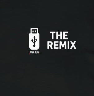 Algodão peruano - Filho, o remix do pai- emblema lateral -Camiseta Masculina (clássica) e Feminina (baby look)