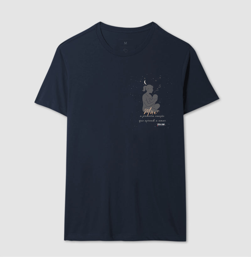 Mãe: A primeira canção - lateral - Camiseta e Baby Look M e F