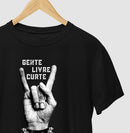 Gente livre gosta de rock radical -  Camiseta Confort ( 100% Algodão) Clássica e Baby Look 497146