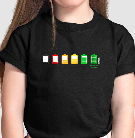 Bateria da Autoestima - Camiseta Infantil Feminina