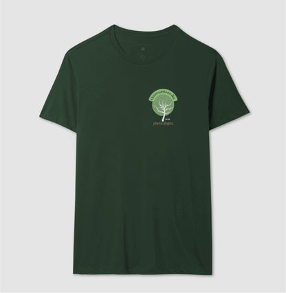 Árvore da Alegria “Quem Canta no Dia, Planta Alegria” - Camiseta Confort Feminina / Masculina (100% Algodão) 497146