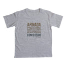 Afinada com a vida - Camiseta Confort (100% algodão) Clássica e Baby Look 497146