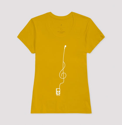 Minimalista Clave de Sol - Camiseta e Baby Look Confort Masculina e Feminina