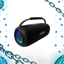 Caixa de Som Gravitus - Bluetooth Resistente a Água com Alto Falante Duplo 60W e Luz RGB