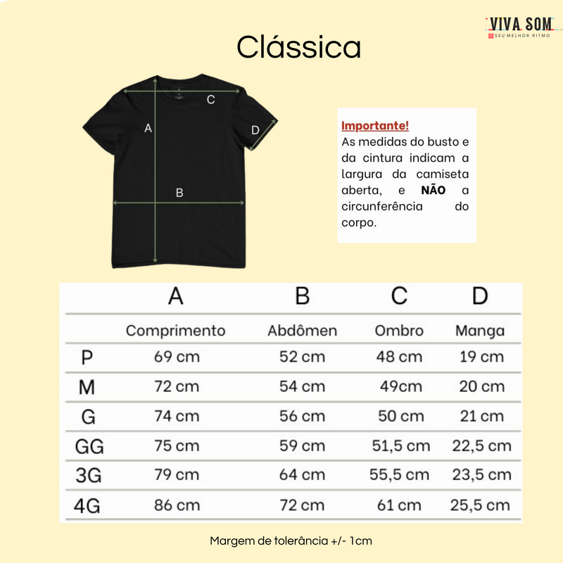 Rock: O Poder da Haste Sofisticada - Camiseta Algodão Peruano Masculina e Feminina