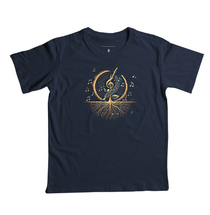 Semente Musical - Camiseta Infantil Unissex