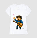 Violonista no Pixel - Camiseta infantil 497146