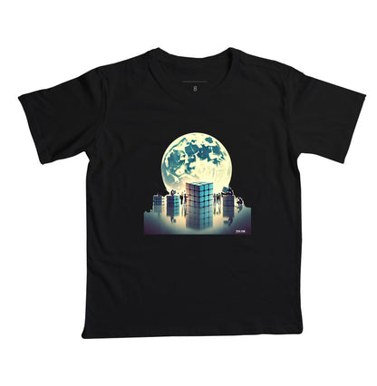 A LUA E O CUBO - Camiseta infantil