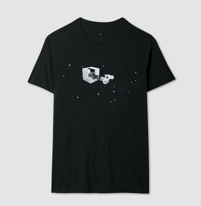 O brilho do cubo mágico - Camiseta Confort Masculina e Feminina