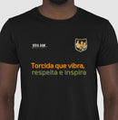 Futebol - Torcida que vibra, respeita e inspira - Camiseta Masculina(clássica) Feminina (baby look) 497146