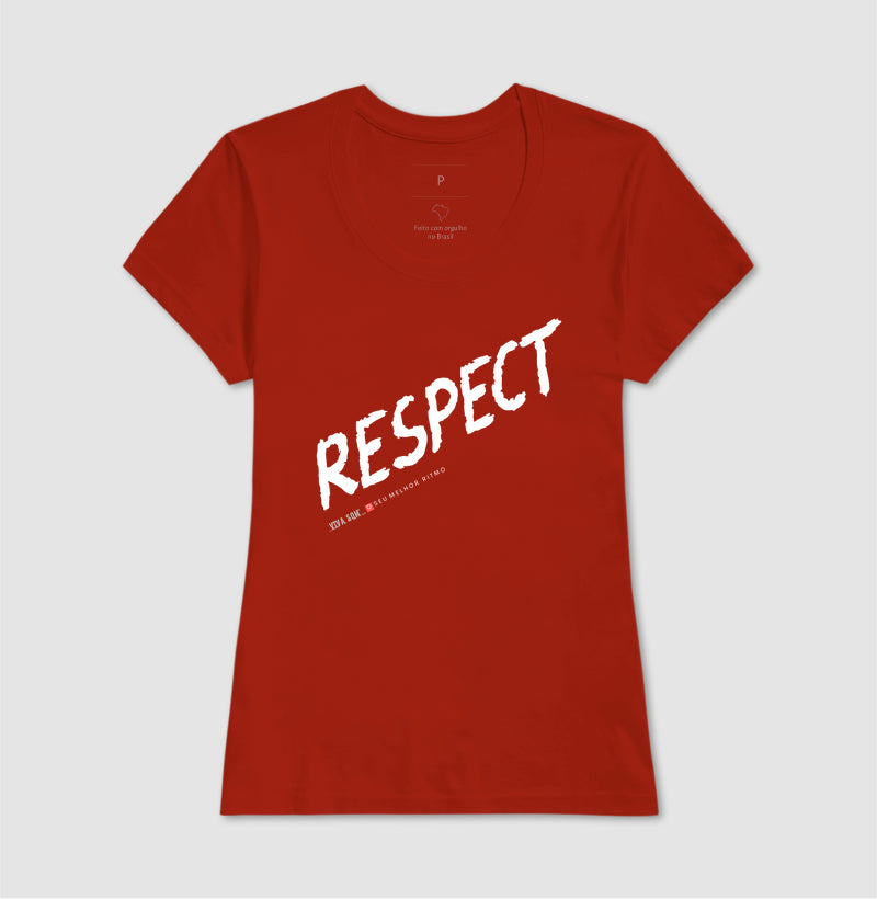 Respect Inspiração- Camiseta Masculina e Feminina Confort
