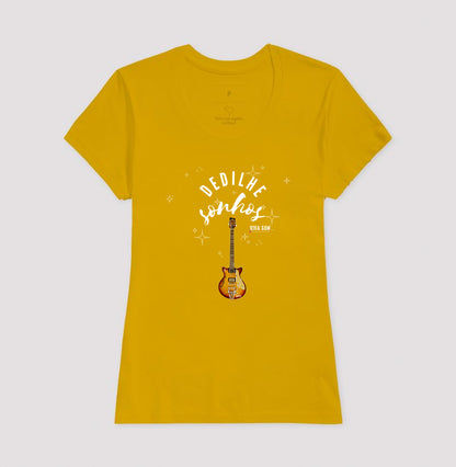 Dedilhe Sonhos - Camiseta Confort Masculina e Feminina