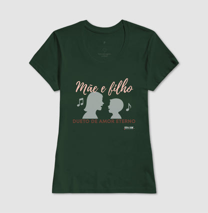 Mãe e Filho: Dueto de Amor - central - Camiseta e Baby Look Confort M e F