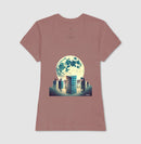 A LUA E O CUBO - Camiseta Confort Masculina e Feminina 497146