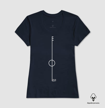Violão básico - Camiseta e Baby Look (Algodão Peruano) M e F