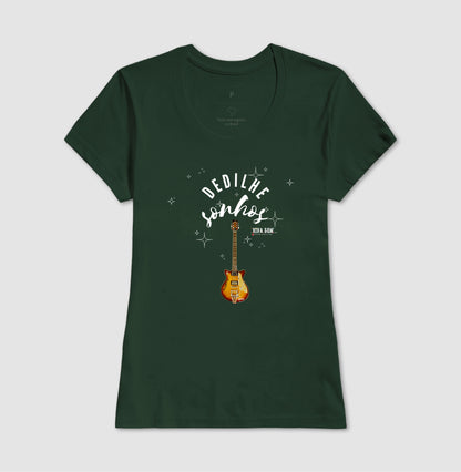 Dedilhe Sonhos - Camiseta Confort Masculina e Feminina