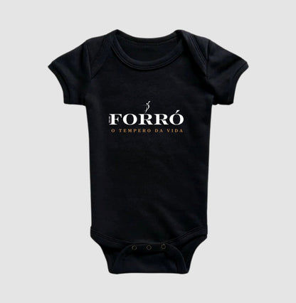 Forró - O tempero da vida - Body Baby Unissex