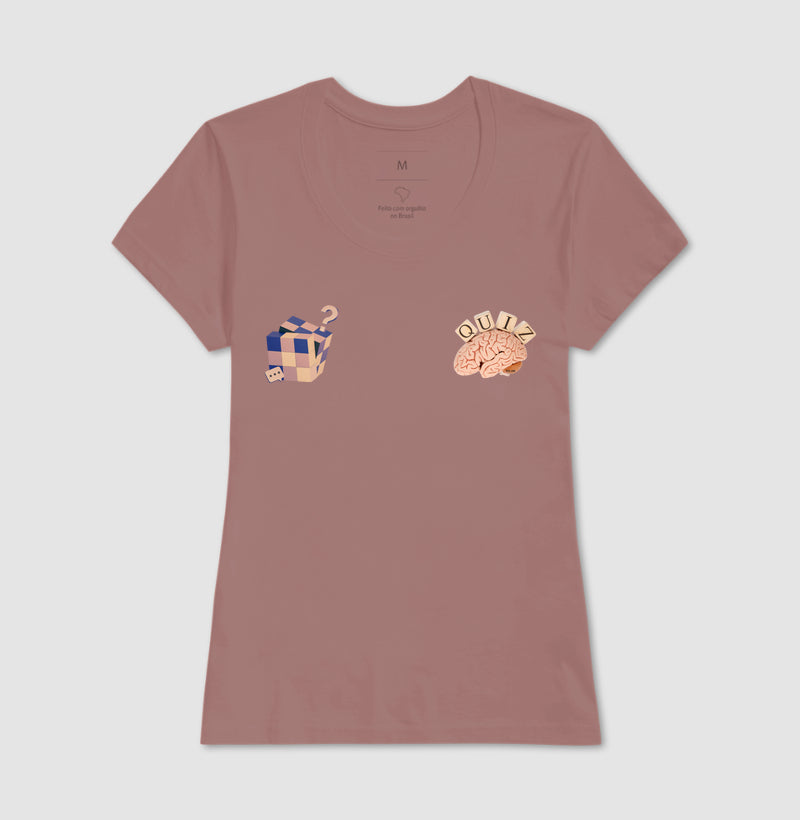 O cérebro e o cubo mágico - Camiseta Confort Masculina e Feminina