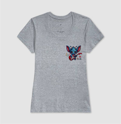 Et Azul na Guitarra - Camiseta Confort Masculina e Feminina