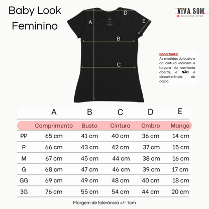 Violão Clássico - Camiseta Confort Masculina / Feminina ( 100% Algodão)